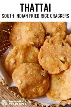 Here's another popular South Indian snack called Thattai or Thattu Vadai. This savory snack is common during the festivals of Diwali and Krishna Jayanti in the southern parts of India. Not just a festive treat, it is available all year round in sweet and bakery stores, in this part of the Indian subcontinent. This recipe is one of those that’ll help you to master the art of making this dish, at the comfort of your home. Ginger Chutney Recipe, Lemon Coriander Soup, Snacks Vegetarian, Malt Recipe, Healthy Indian Snacks, Krishna Jayanthi, Lentil Fritters, South Indian Snacks, Veg Recipes Of India