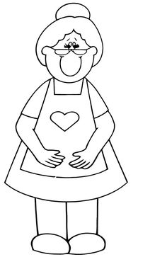 a cartoon girl with a heart on her chest