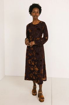 Jane Velvet Midi Dress | böhme Winter Dresses Velvet, Velvet Fall Dress, Cocktail Attire For Women Wedding, December Wedding Guest Dress, Dress With Coat, Cocktail Wedding Attire, Wedding Guess Dress, Velvet Formal Dress, Cocktail Attire For Women