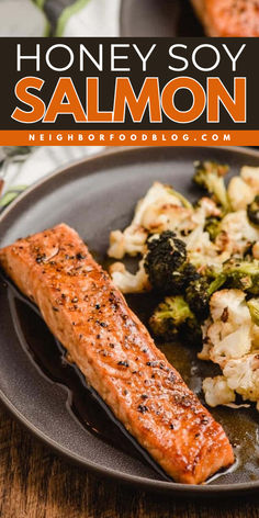 Looking for a cozy dinner recipe? Take a look at this fish recipe for a busy weeknight dinner. This quick recipe of soy honey glazed salmon is savory, salty, and sweet! You won't be disappointed so try this now! Soy Glazed Salmon, Honey Soy Salmon, Soy Salmon, Honey Glazed Salmon, Easy To Cook Meals, Honey Soy, Honey Glazed