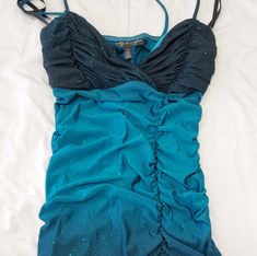 2000s Cocktail Dress, Vintage V-neck Mini Dress For Formal Occasions, Amazon Homecoming Dresses, Y2k V-neck Party Top, Vintage Homecoming Dress, Blue Y2k Party Mini Dress, Teal Clothes, Teal Homecoming Dresses, Magi Oc