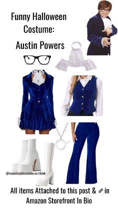 an advertisement for halloween costumes with the caption'all items attached to this post & in amazon storefront in ibo