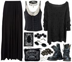 Only Witch Fashion Witch Fashion, Witchy Fashion, Witch Outfit, Grunge Goth, Gothic Outfits, Goth Outfits, Soft Grunge, Grunge Style