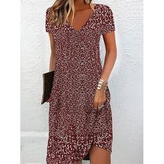 Season:Summer,Spring; Fabric:Polyester; Sleeve Length:Short Sleeve; Look After Me:Machine wash; Gender:Women's; Style:Active,Fashion,Streetwear; Elasticity:Micro-elastic; Occasion:Date,Daily,Going out,Outdoor,Weekend; Fit Type:Regular Fit; Dresses Type:Print Dress,Summer Dress; Pattern:Floral,Ditsy Floral; Design:Print; Neckline:V Neck; Brand:Shall We; Front page:FF; Listing Date:06/08/2023; 2024 Trends:2023; Bust:; Length:; Fit US Size:; Fit UK Size:; Fit EU Size:; Dress Length Type:Mini Dress; Casual Ditsy Floral Mini Dress For Summer, Knee-length Ditsy Floral Mini Dress For Beach, Mid-length Floral Print Mini Dress For Summer, Casual Short Sleeve Mini Dress With Ditsy Floral Print, Floral Dress Casual, Printed Summer Dresses, Trends 2023, 2024 Trends, Types Of Dresses