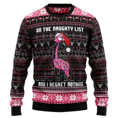 Designed Rugs, Luxurious Rugs, 3d Sweater, I Regret Nothing, Christmas Rugs, I Regret, Flamingo Christmas, Christmas Sweater Men, Cozy Knit Sweater