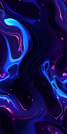 an abstract blue and purple background with wavy lines