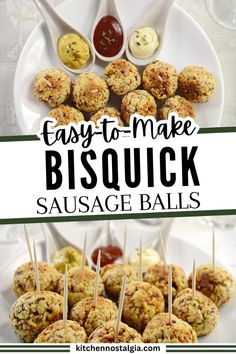 easy to make bisquick sausage balls with ketchup and mayonnaise