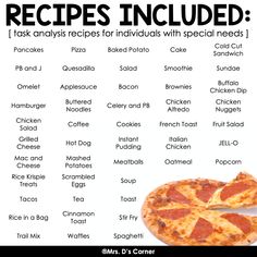 a poster with instructions on how to make homemade pizza crusts for the recipe included