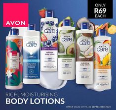 ONLY R69 EACH. Rich, moisturising body lotions: Radiance Berry Fusion, Replenishing Avocado, Hydrating Coconut & Smoothing Tropical Fruits Body Lotion. #AvonSouthAfrica #BodyLotion 𝙂𝙚𝙩 𝙮𝙤𝙪𝙧𝙨 𝙝𝙚𝙧𝙚: https://za.avon-brochure.com/avon/lauragbeautylifestyle Or whatsapp me on 074-704-1000 𝘿𝙚𝙡𝙞𝙫𝙚𝙧𝙮 𝙞𝙣 𝘽𝙤𝙠𝙨𝙗𝙪𝙧𝙜/𝙂𝙚𝙧𝙢𝙞𝙨𝙩𝙤𝙣/𝘼𝙡𝙗𝙚𝙧𝙢𝙖𝙡𝙚/𝙀𝙙𝙚𝙣𝙫𝙖𝙡𝙚 𝙖𝙧𝙚𝙖𝙨, 𝐏𝐥𝐮𝐬 𝐲𝐨𝐮 𝐚𝐥𝐬𝐨 𝐞𝐚𝐫𝐧 𝐄𝐱𝐜𝐥𝐮𝐬𝐢𝐯𝐞 𝐏𝐢𝐧𝐤 𝐏𝐨𝐢𝐧𝐭𝐬 𝐟𝐫𝐨𝐦 𝐦𝐞 𝐨𝐧 𝐞𝐯𝐞𝐫𝐲 𝐨𝐫𝐝𝐞𝐫 #laurajeangraham #lauragbeautylifestyle #AvonSouthAfrica #ChooseAvon Avon Body Mist, Avon Care Body Lotion, Dry Skin Body Lotion, Avon Feelin Fresh Deodorant, Extra Dry Skin, Bradford On Avon, Tropical Fruits