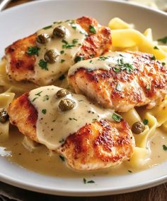 Lemon Caper Sauce, Perfect Chicken, Italian Elegance, Tender Chicken Breast, Steamed Vegetables, Lemon Sauce, Breaded Chicken