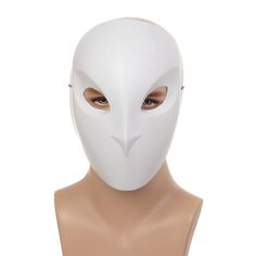 PRICES MAY VARY. Material: This Cosplay mask is made of high-quality PVC plastic, which is not easy to break and can be used multiple times. About Size: The white mask halloween size is about: 10.63*7.87*4.33 IN/weight about 70G, this owl knight anime mask is suitable for most people. DESIGN: This owl mask has a good field of vision, and the mask has a soft sponge inside, so it doesn't feel uncomfortable to wear. PERFECT GIFT: This is a great gift for a movie fan, and it's super cool when you br Owl Knight, Villain Mask, Knight Anime, Anime Mask, Cosplay Masks, Carnival Masquerade, Owl Mask, People Design, Plastic Mask