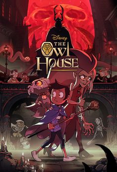 the owl house movie poster with characters