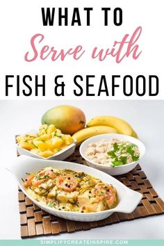 what to serve with fish and seafood