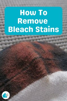 How To Remove Bleach Stain From Washable Fabrics Remove Bleach Stains, Dark Sweater, Cleaning Inspiration, Stain On Clothes, Tidy Kitchen, Dirty Dishes, What To Use, Cleaning Agent, Grout Cleaner