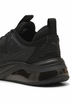 Puma CELL THRILL - Laufschuh Neutral - black black Neutral Running Shoes, Puma X, Black Running Shoes, Road Running, Black Noir, Black Shoes, Running Shoes, Running