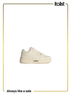 79% Calf leather, 21% Polyester Zegna Shoes, White Leather Sneakers, Prada Shoes, Palm Angels, Sneaker Wedge, Sneaker Brands, Urban Chic, Manolo Blahnik, Leather Sneakers