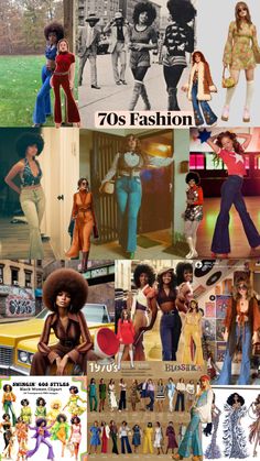 Disco Themed Outfits 70s Party, 70s Style Black Women, 70s Fashion Outfits Ideas, 70s Outfit Black Women, Black People In The 70s, 70s Black Fashion Women