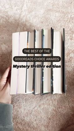 the best of the goodreads choice awards mystery thinker's edition book