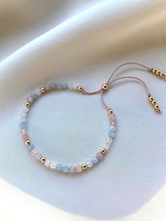 Fertility Crystal Bracelet. Delicate Pregnancy Bracelet. - Etsy Adjustable Pastel Beaded Bracelets As Gift, Adjustable Moonstone Beaded Bracelets, Dainty Pastel Jewelry As Gift, Dainty Pastel Jewelry For Gift, Dainty Pastel Jewelry Gift, Pastel Dainty Jewelry For Gift, Adjustable Beaded Bracelets With Rose Quartz Gemstone, Adjustable Rose Quartz Beaded Bracelet With Gemstones, Pastel Bracelet Jewelry As Gift