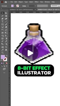 the 8 bit effect in adobe