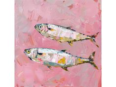 Sardine Original Oil Painting Couple Fish Wall Art Animal Original Art Underwater Artwork Kitchen Wall Decor Gifts by ArtSenya Artwork to Order 🌈 Immerse yourself in the enchantment of a captivating rabbit painting meticulously modeled. Although this painting has already found its home, I offer you the opportunity to purchase a similar masterpiece painted in an identical composition and color scheme. Please note that each artwork is an original creation, ensuring its unique character and charm. Sardine Painting, Fish Painting Acrylic, Abstract Fish Painting, Seafood Art, Artwork Kitchen, Fish Paintings, Art Underwater, Painting Couple, Masterpieces Painting