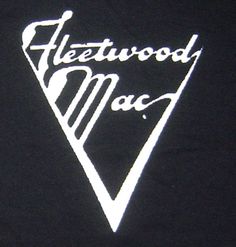 a black shirt with the words fleetwood mac printed on it