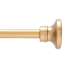 an image of a gold curtain rod