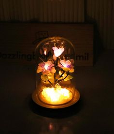 Flower Light Kapok Light Flower Sea Handmade Night Light/cute Retro Fairy Lantern/gift Light/crystal Light Magic Night Light - Etsy Fairy Lantern, Retro Fairy, Lantern Gift, Magic Night, Cube Lamps, Led Flower, Fairy Lanterns, Light Crystal, Light Magic