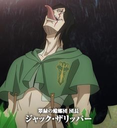 an anime character with long black hair wearing a green shirt