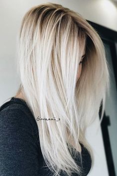 Blonde Wavy Hair, Ombre Hair Blonde, Cool Blonde Hair, Blonde Haircuts, Bright Blonde