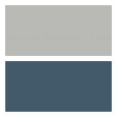 two different shades of gray and blue, one with white on the bottom right side