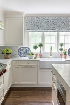 White and Blue Kitchen Colors - Transitional - Kitchen Blue Kitchen Colors, Blue And White Kitchen Ideas, 70s Home Remodel, Long Hallway Decor, White And Blue Kitchen, Blue And White Kitchen, White Kitchen Ideas, 70s Home, Floor Remodel