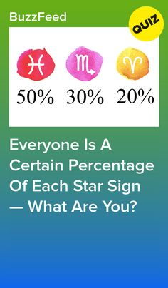 Love Percentage Game, Zodiac Signs As People, Star Sign, Zodiac Signs As Things, Guess My Zodiac Sign, Zodiac Quiz, Zodiac Sign Quiz, Best Buzzfeed Quizzes, Playbuzz Quizzes