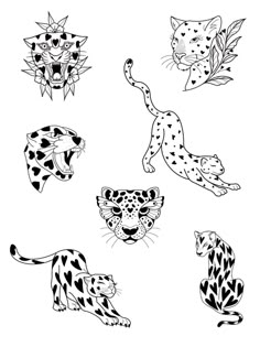 Fine Line Animal Tattoos, Cheetah Print Tattoos, Cheetah Tattoo, Leopard Tattoos, Tattoo Stencil Outline, Discreet Tattoos, Girly Tattoos, Dope Tattoos