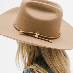 Gigi Pip hat bands + trims for women's hats - Cara Loren Vegan Wrap Band - leather vegan adjustable wrap band featuring gold plated metal hardware [brown] Trendy Adjustable Leather Hat, Chic Adjustable Hat Bands, Chic Adjustable Brown Fedora, Adjustable Everyday Fall Hat, Adjustable Fedora For Everyday Use In Fall, Adjustable Fedora For Everyday Wear In Fall, Adjustable Fedora For Everyday Fall Wear, Adjustable Everyday Hat For Fall, Elegant Brown Hat Band For Everyday