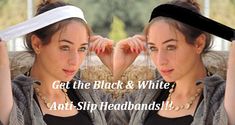 Two Non-Slip No Slip Headbands Great for by SaraAttaliDesign Tichel Volumizer, Headband Hijab, Hair Snood, No Slip Headbands, Plain Scarves, Headband Turban, Scarf Hair, Head Scarves, Scarf Head