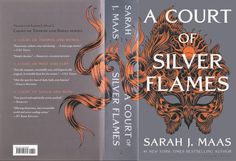 the front and back cover of a court of silver flames by sarah i maas