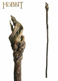 the hobbit staff is made out of wood