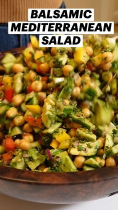 a bowl filled with lots of different types of food