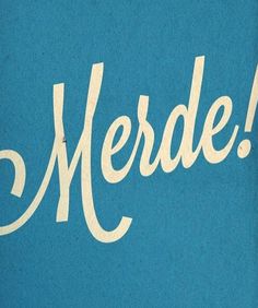 the word meride written in white on a blue background