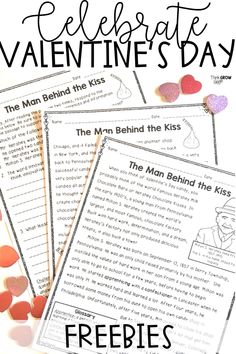 Grab these free Valentine's Day reading and math printables to engage your students in fun and meaningful activities this holiday season. Informational text about Hershey and Hershey Kisses is perfect to practice close reading strategies. Click to see all the free printables included for your upper elementary students! Milton Hershey, Meaningful Activities, Holiday Reading, Close Reading Strategies, Reader Response, Teaching Holidays, Holiday Lessons, Valentine Activities