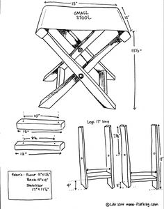 the plans for a folding table