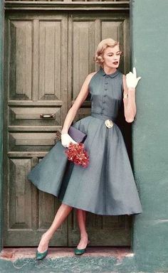 Women Business Attire, 1950s Vintage Fashion, Skirt Outfits Summer, Outfits Skirt, 50s Outfits, 1950 Fashion, Vintage Fashion 1950s, Fifties Fashion, Fashion 1950s