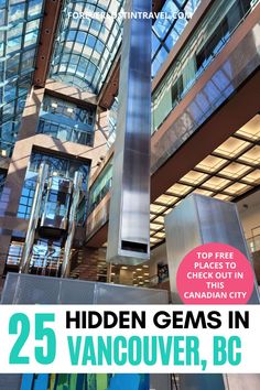 the cover of 25 hidden gems in vancouver, bc