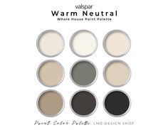 the warm neutral paint palette is available in several different colors and sizes, including black, white