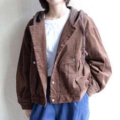 ❤Women Vintage Hoodie Jacket Warm Corduroy Coat Handmade Oversized Hoodie Custom Retro Long Sleeve Jacket Fall Hoodie Warm Comfortable Jacket. ❤Size: One Size Length:58 cm(23") Bust:100 cm(39") Shoulder to Sleeve:70 cm(27.5") ❤Size: Longer Length:65 cm(25.5") Bust:100 cm(39") Shoulder to Sleeve:72 cm(28") ❤Size: Large Size Length:58 cm(23") Bust:110 cm(39") Shoulder to Sleeve:70 cm(27.5") ❤For Custom Size, i need some measurements as following: Bust: ? (fullest part of your bust, not your bra size) Waist: ?(the thinnest part of your upper body, about 1.3" /3.3cm above your belly button) Back shoulder: ? Height: ? Weight: ? ❤Material:  Cotton, Lining(Satin). ❤Color:  Coffee(as picture), Brown, Orange, Black. Light Gray, Pink, Green, Navy Blue and Custom Colors ❤Season : Spring, Autumn, Wint University Vibes, Corduroy Coat, Fall Hoodies, Long Sleeve Jacket, Vintage Hoodies, Button Jacket, Oversized Hoodie, Sleeve Jacket, Fashion Korean