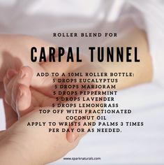 Essential Oil Spray Recipes, Carpal Tunnel Relief, Plant Based Products, Essential Oil Roller Bottle Recipes, Increase Mobility, Doterra Essential Oils Recipes, Essential Oil Diffuser Blends Recipes