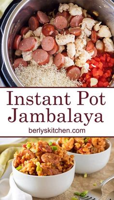 instant pot jambalya is an easy and delicious side dish that can be made in the slow cooker