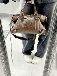 City Bag Aesthetic, Balenciaga Bag Aesthetic, City Bag Outfit, Balenciaga Bag City, Schoolbag Aesthetic, Balenciaga Bag Outfit, Personal Style Types