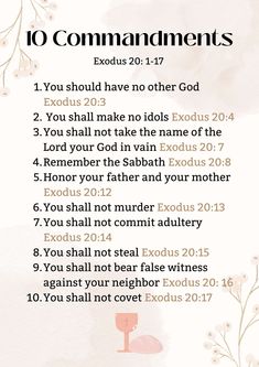 Hi there! Here is a free printable you can print for your bible study, as decor to remind you the 10 commandments or for any of your needs! Blessings to you all <3 What Are The 10 Commandments, 10 Commandments Of The Bible Wallpaper, The 10 Commandments Bible, 10 Commandments Of The Bible, 10 Commandments Printable, 12 Commandments, Ten Commandments Printable, Teen Bible Study, Bible Studying